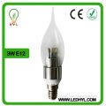 Factory wholesale led candle bulb bent-tip battery led candle lights Christmas decoration lighting